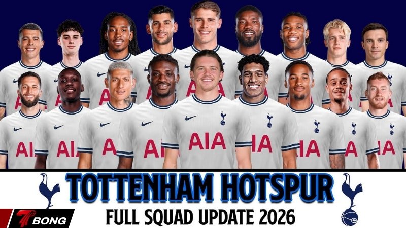 Đội hình mùa giải hiện tại của Tottenham